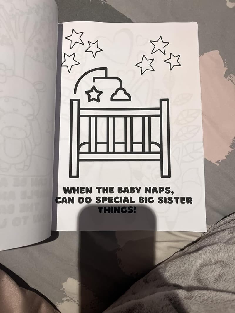 New Big Sister Coloring Book: 40+ Pages of Fun and Encouragement
