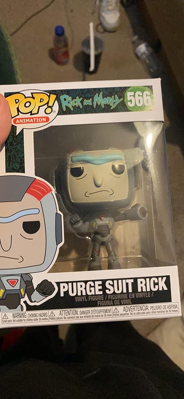 Purge Suit Rick Pop! Vinyl Figure from Rick and Morty