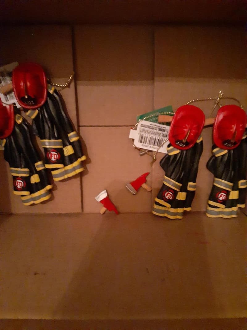 Firefighter Uniform Ornament for Christmas Tree