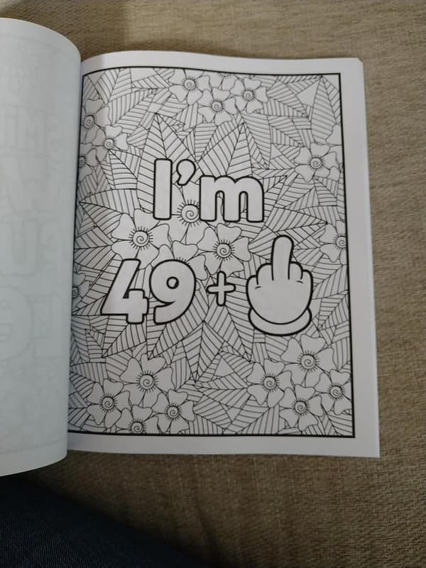50th Birthday Swear Word Coloring Book for Stress Relief