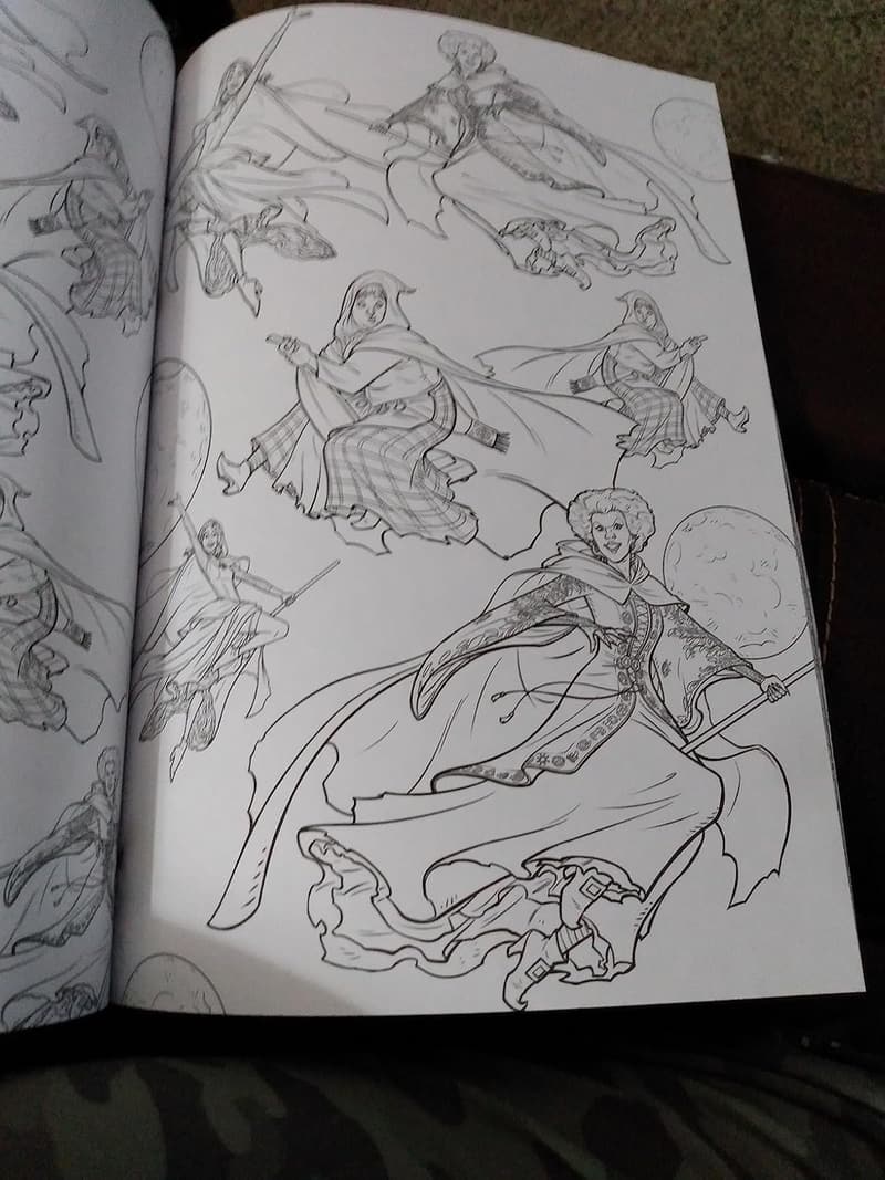 Hocus Pocus Coloring Book for Adults