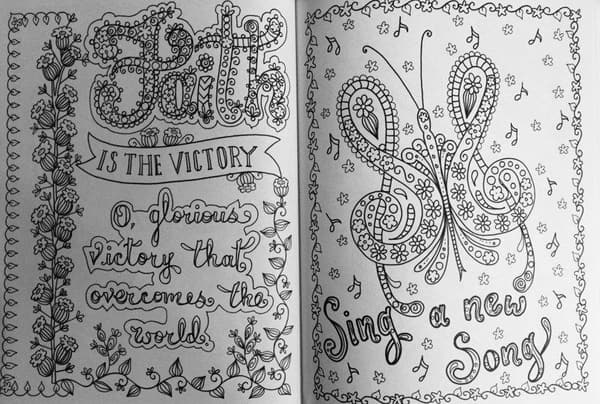 Hymnspirations Adult Coloring Book for Joyful Praise