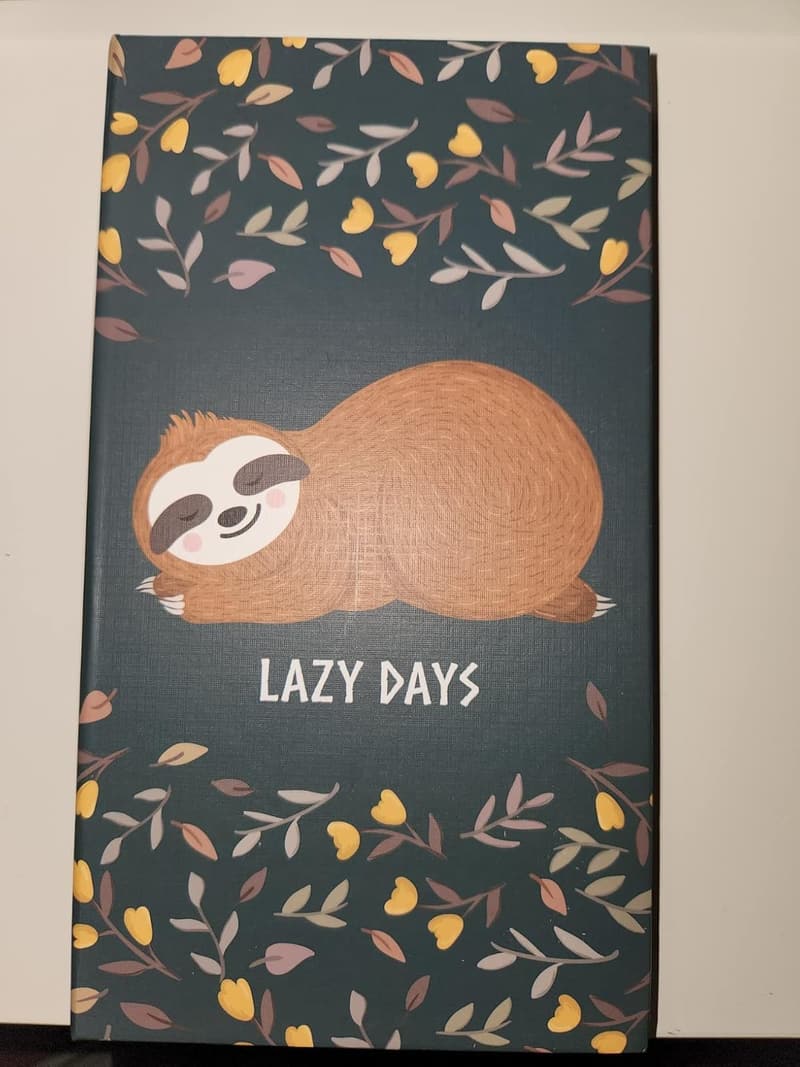Sloth-Themed Sticky Notes Notepad Collection