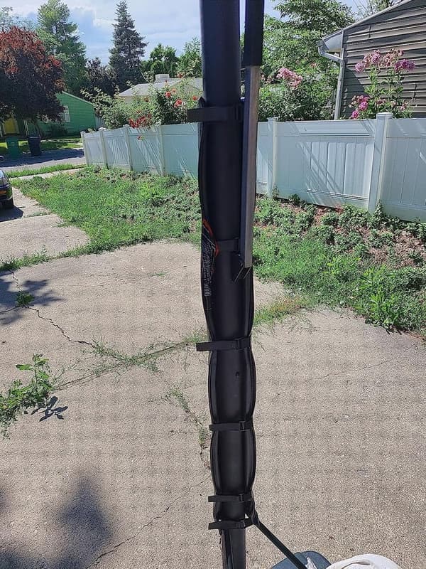 Basketball Pole Pad - Black Light Duty for Lifetime Use