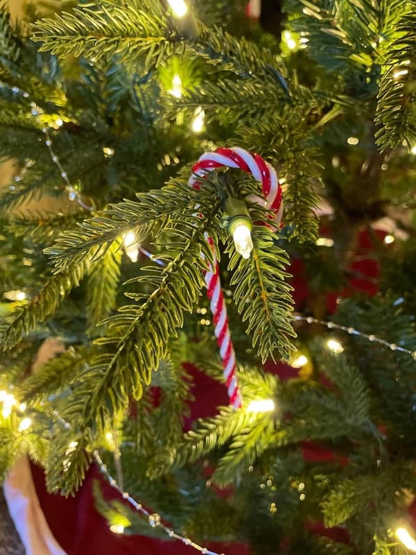 Candy Cane Christmas Ornaments – Set of 12, 7-Inch