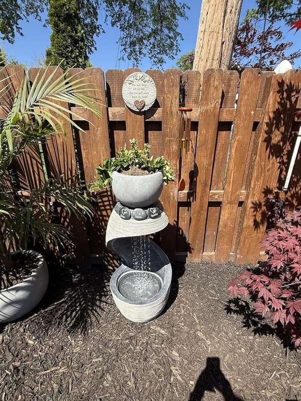 Pet Heart Garden Stone