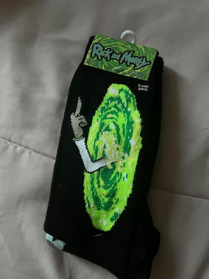 Rick and Morty Men's Crew Socks - 2 Pair Pack