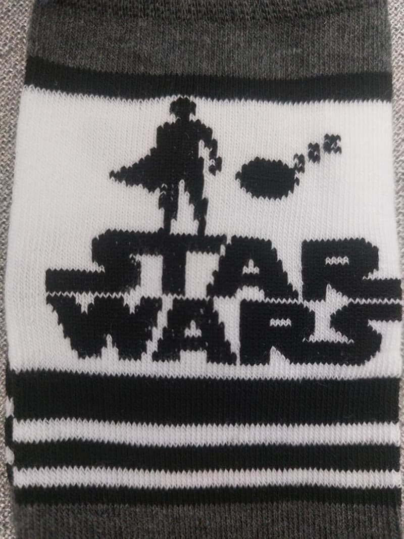 Mandalorian Men's Crew Socks 5-Pack - Grey Assorted, Size 10-13