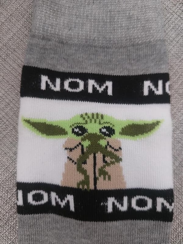 Mandalorian Men's Crew Socks 5-Pack - Grey Assorted, Size 10-13