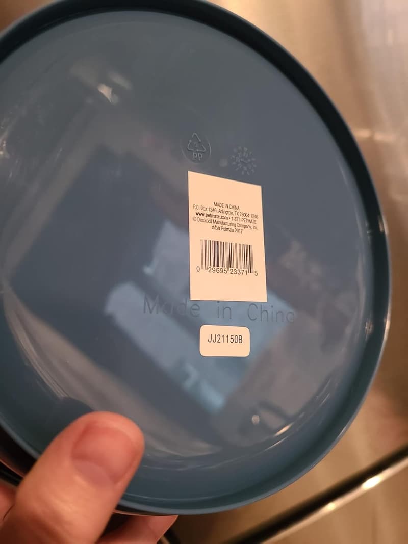 No Spill Pet Bowl - Blue