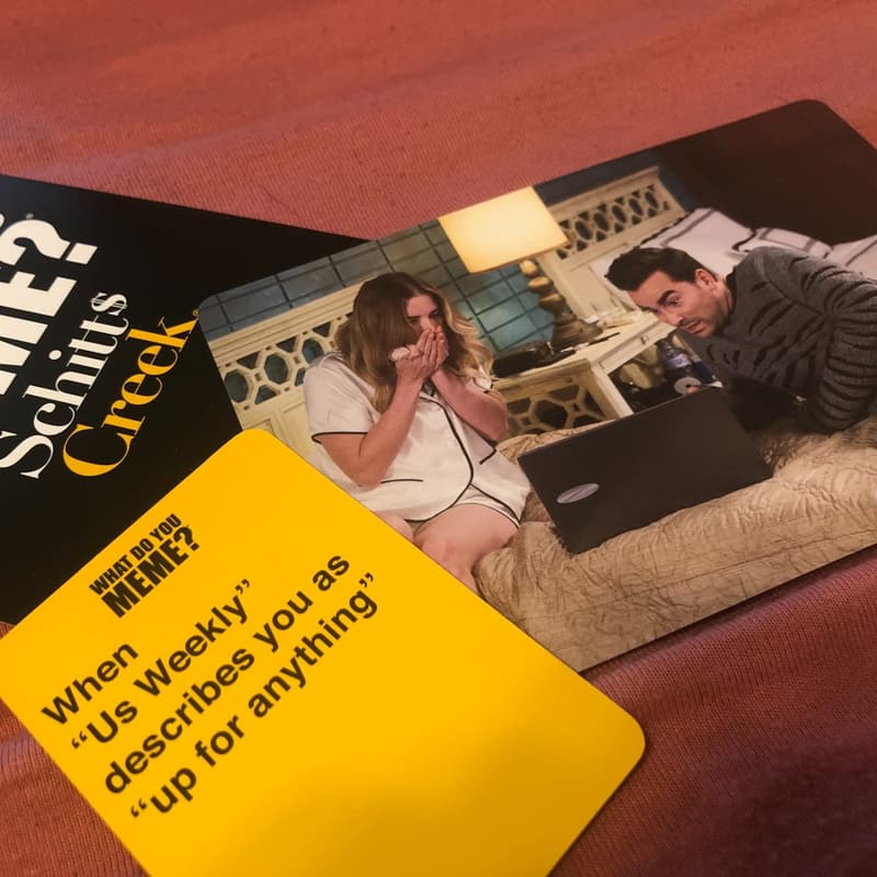 Schitt's Creek Expansion Pack for WHAT DO YOU MEME? Game