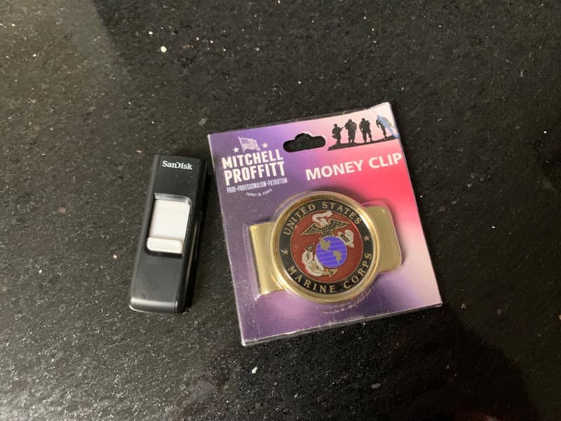 US Marine Corps Logo Military Money Clip