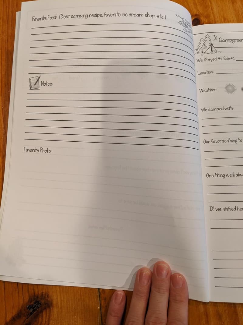 Camping Journal: 120+ Pages for Memories & Recipes