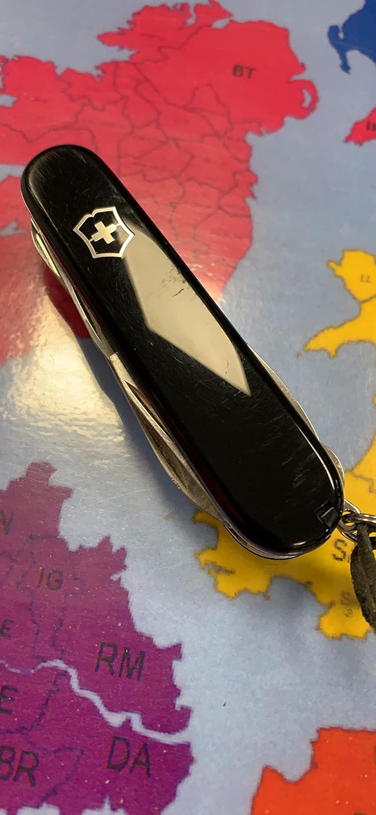 Victorinox 91mm Swiss Army Black Scales & Color Accessories