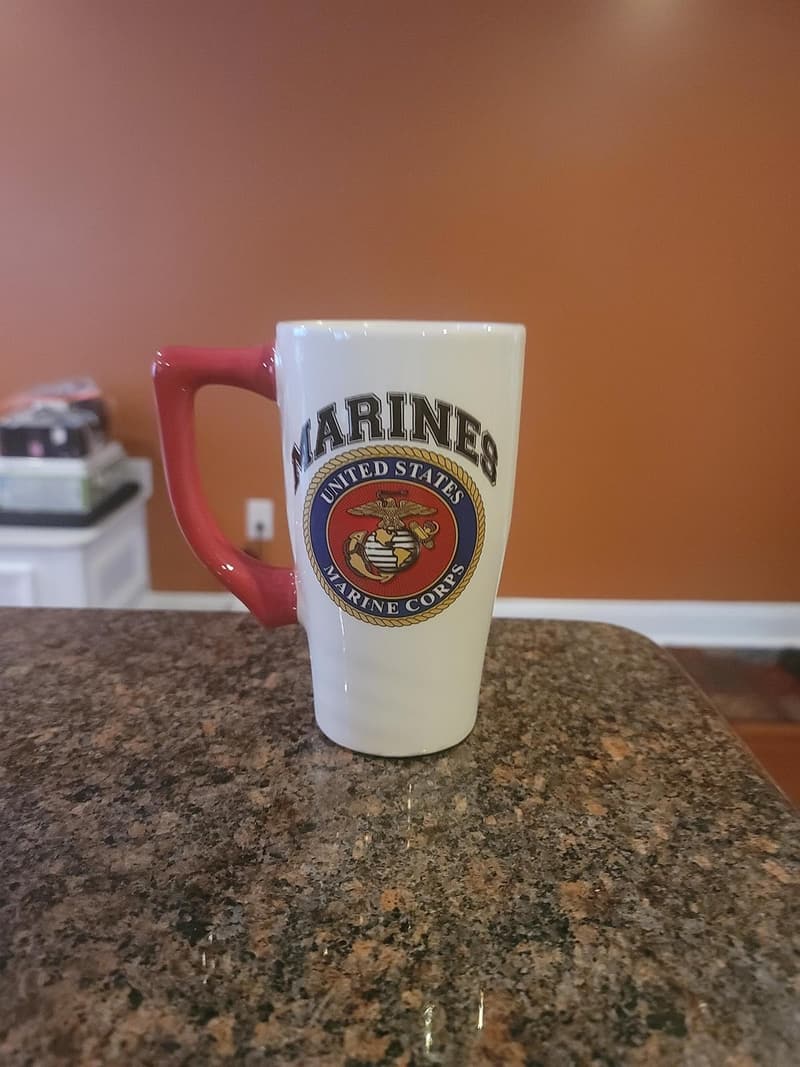 Marine Travel Mug, 18 oz Stainless Steel Tumbler
