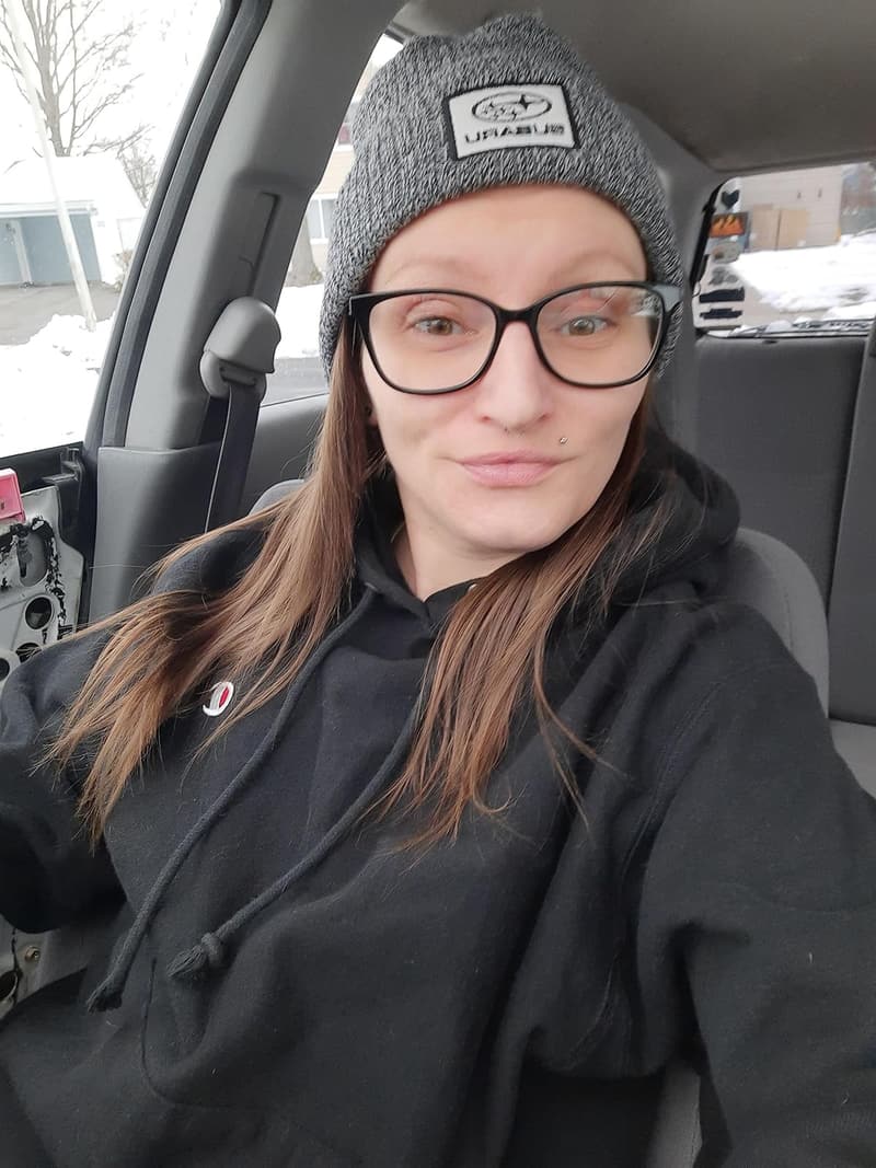 Subaru Genuine Heather Black Cuffed Knit Hat for Skiing