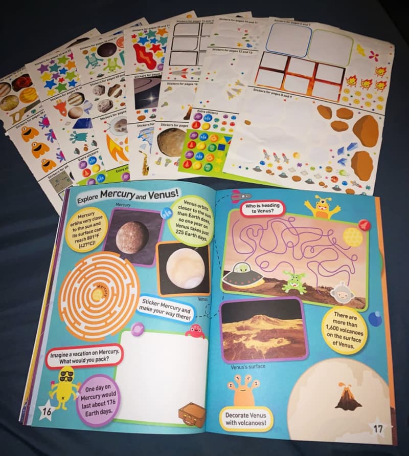 Super Space Sticker Activity Book for Kids - 1,000+ Stickers!