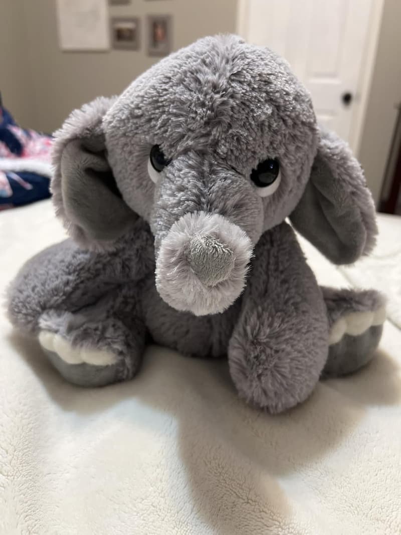 Soft Gray Baby Stuffed Animal - Aurora® Lil Benny Phant™ 10