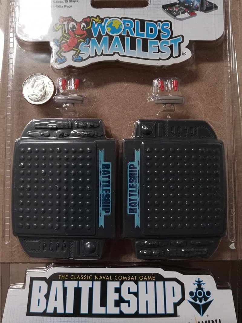 Miniature Battleship Model - Ultra Compact Design