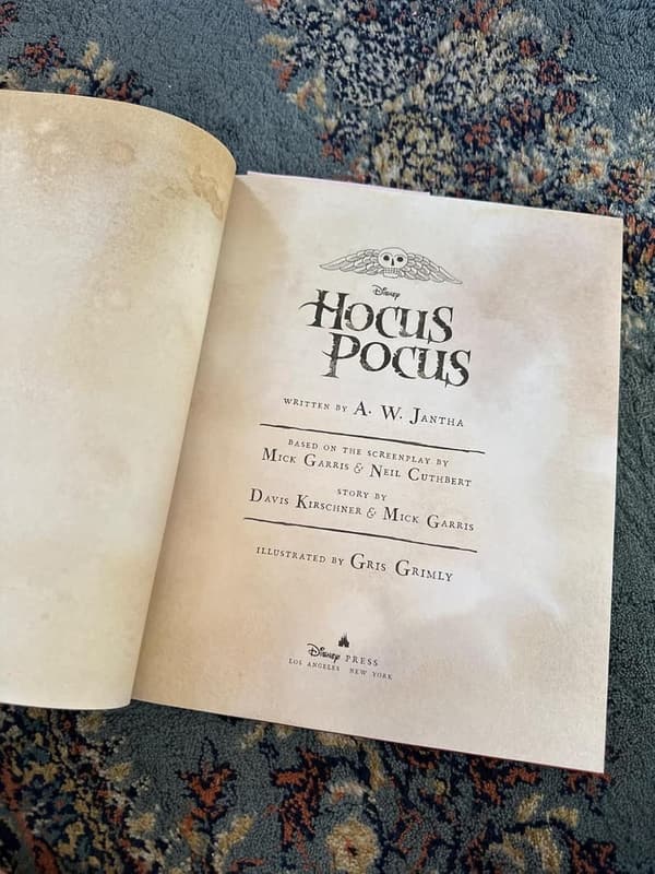 Hocus Pocus Illustrated Novelization Edition