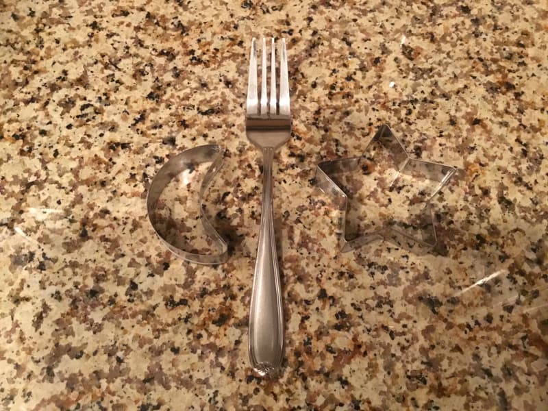 Moon and Star Cookie Cutter Set - Food Grade Stainless Steel