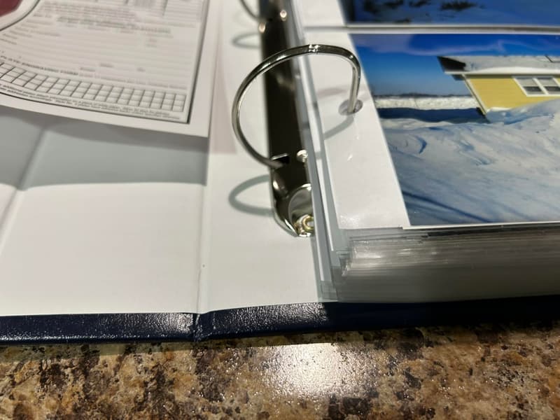 Navy Blue Photo Album with 504 Pockets for 4