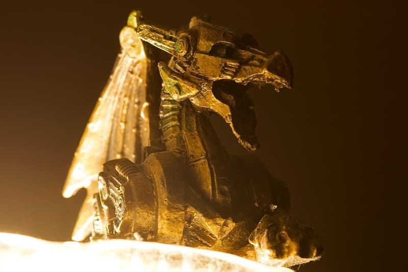 Steampunk Winged Dragon Resin Figurine - 3.5 Inches