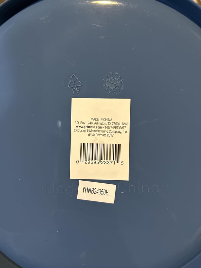 No Spill Pet Bowl - Blue