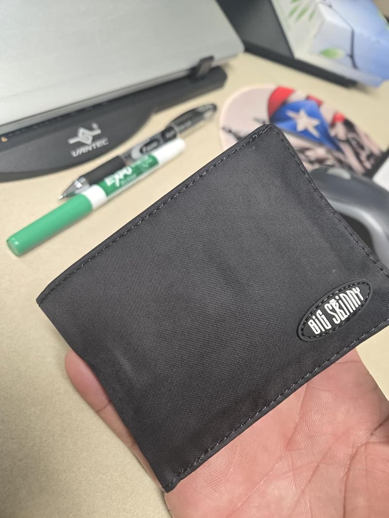 Men's RFID Blocking Slimline Bi-Fold Wallet - Black