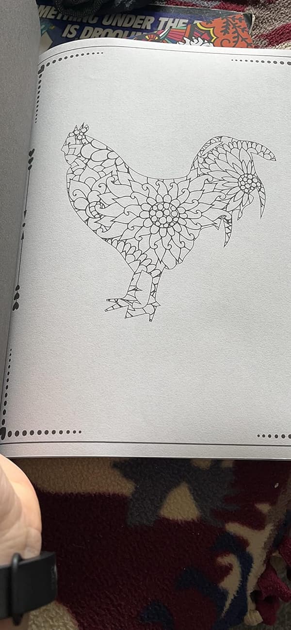 Chicken Coloring Book: Stress Relief for Chicken Lovers