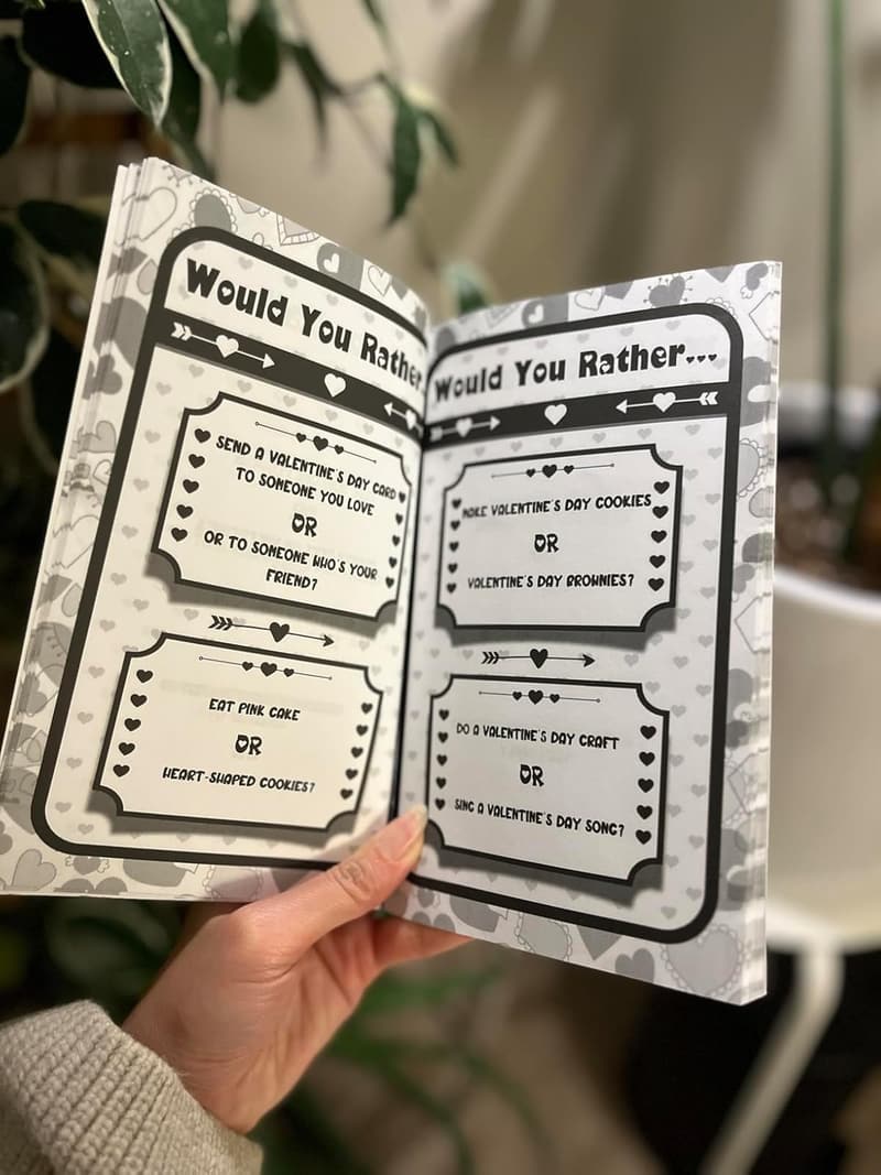 Valentine's Day Kids' Game: Would You Rather? - Fun Questions