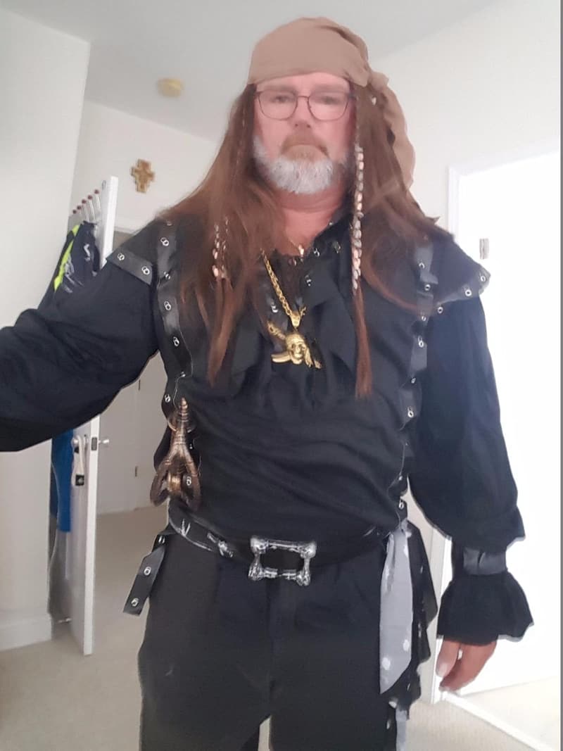 Men's Plundering Pirate Costume for Adults