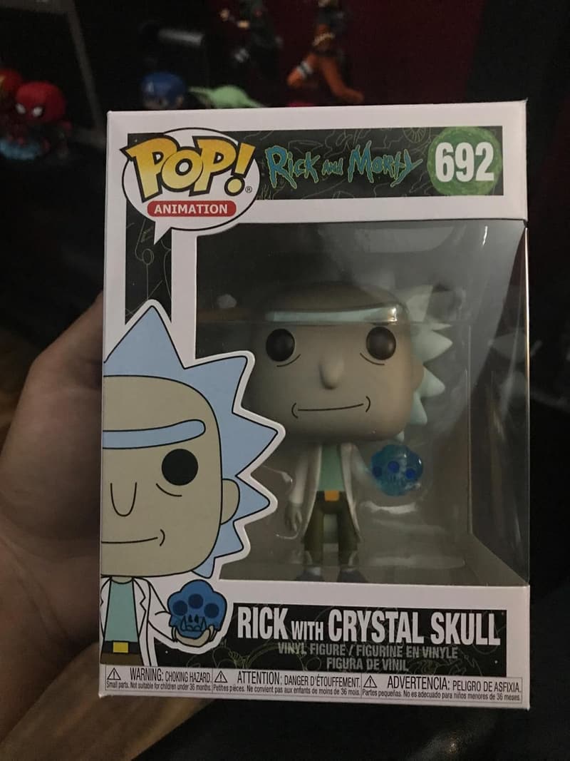 Rick and Morty Funko Pop! - Rick with Crystal Skull