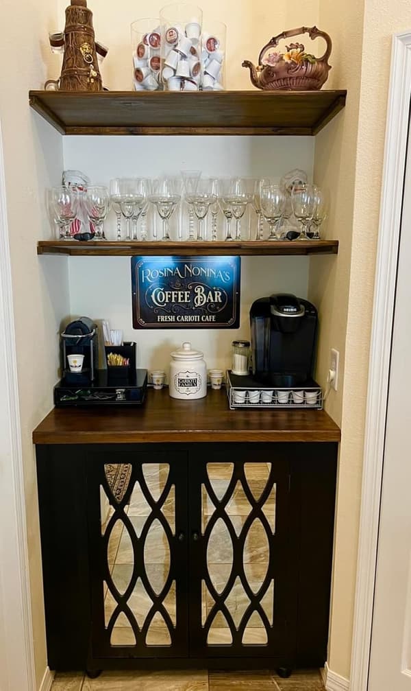 Personalized Vintage Coffee Bar Sign (12 x 18)