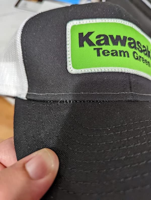 Kawasaki Team Green Snapback Hat - Black/White
