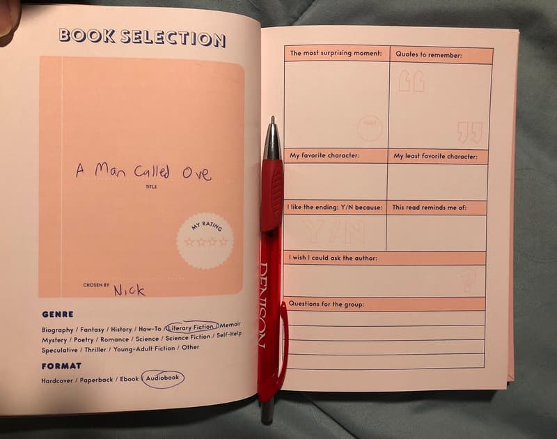 Book Club Journal: Track Discussions & 200 Book Suggestions