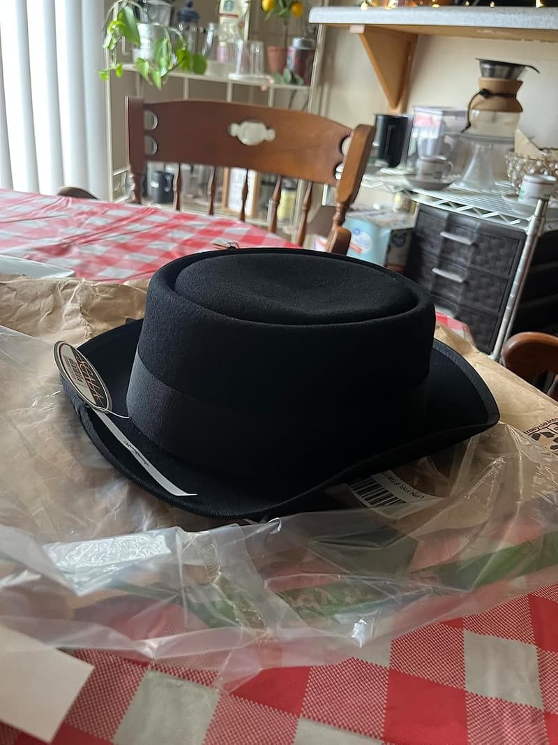 Men's Wool Felt Porkpie Hat
