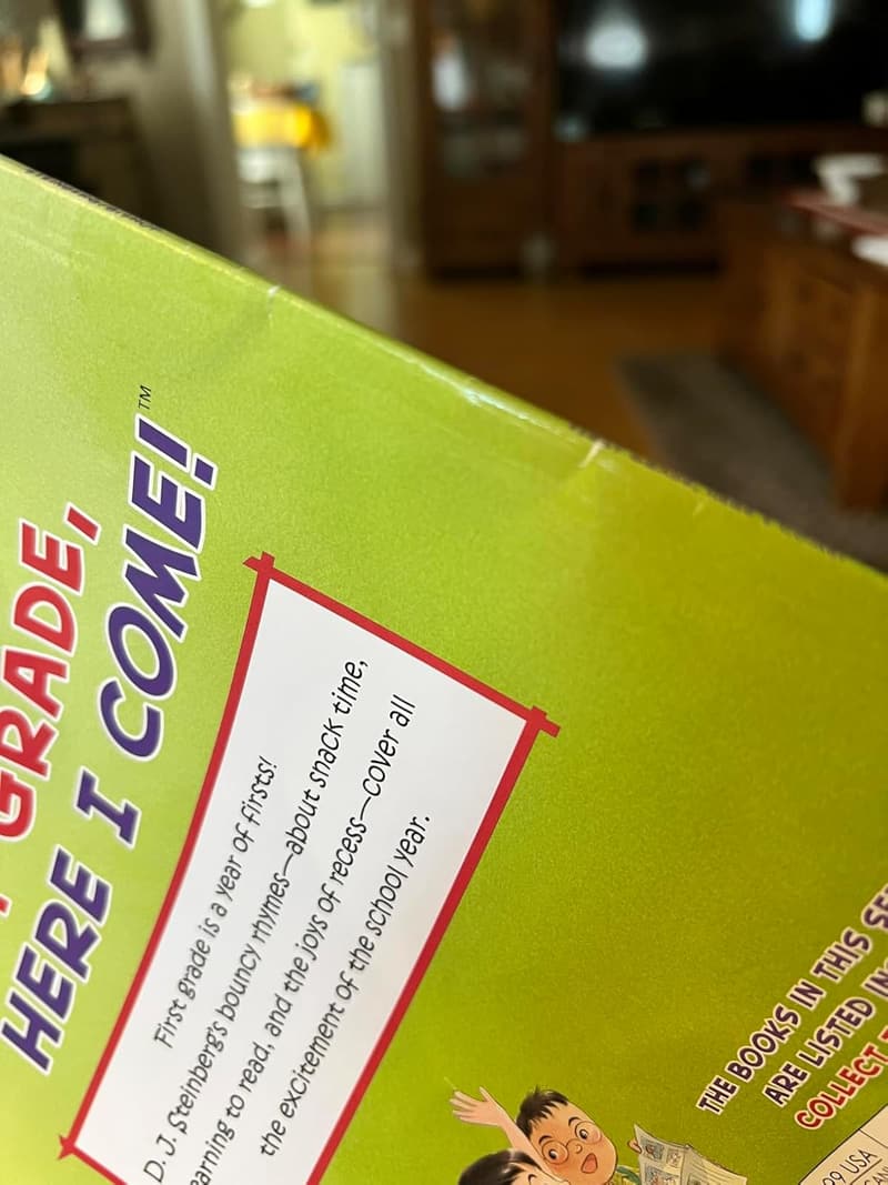 Back to School - First Grade Kids' Workbook