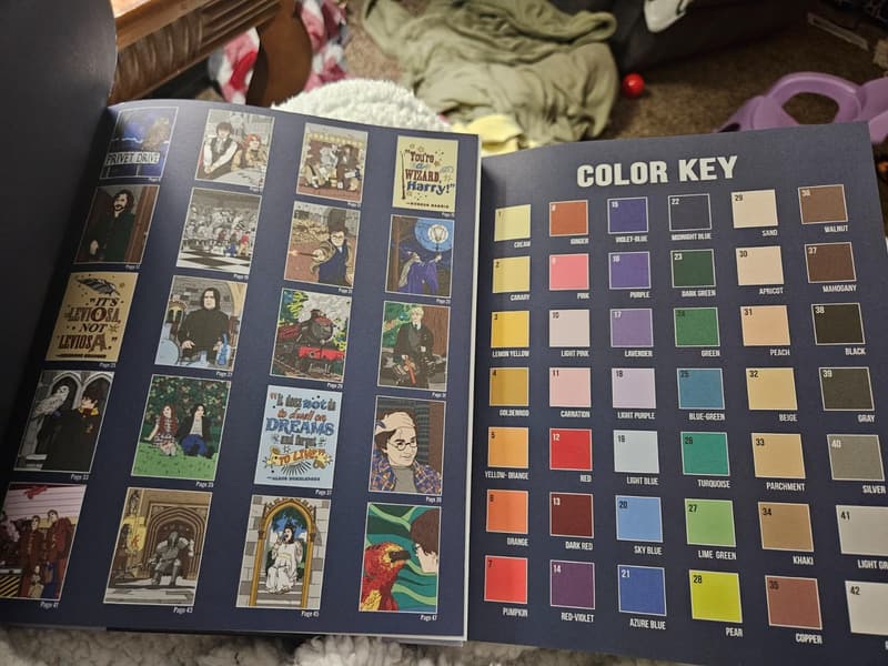 Harry Potter Color-by-Number Activity Kit