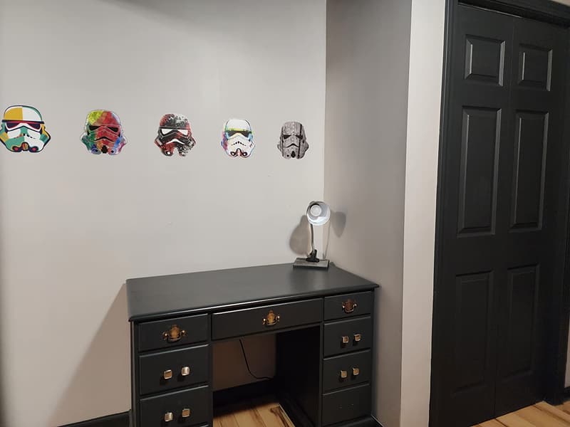 Star Wars Storm Trooper Heads Peel and Stick Wall Decals