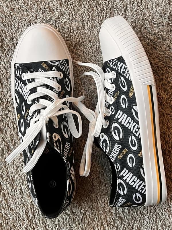 Dallas Cowboys Women's Glitter Low Top Canvas Sneakers