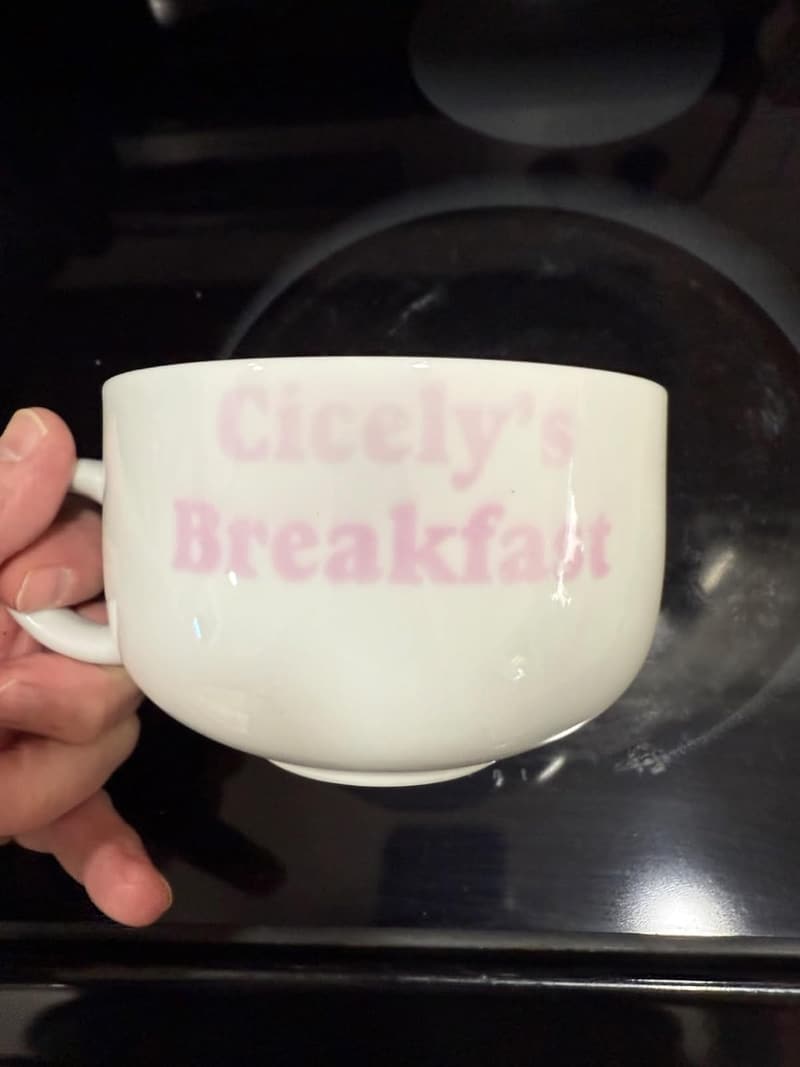 Personalized 24 oz Ice Cream Bowl for Any Name