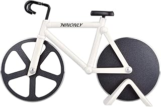 Bicycle Pizza Cutter – Non-stick Stainless Steel Slicer for Men